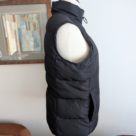 Lands End Black Down Filled Puffer Vest Size Small - Picture 9 of 10